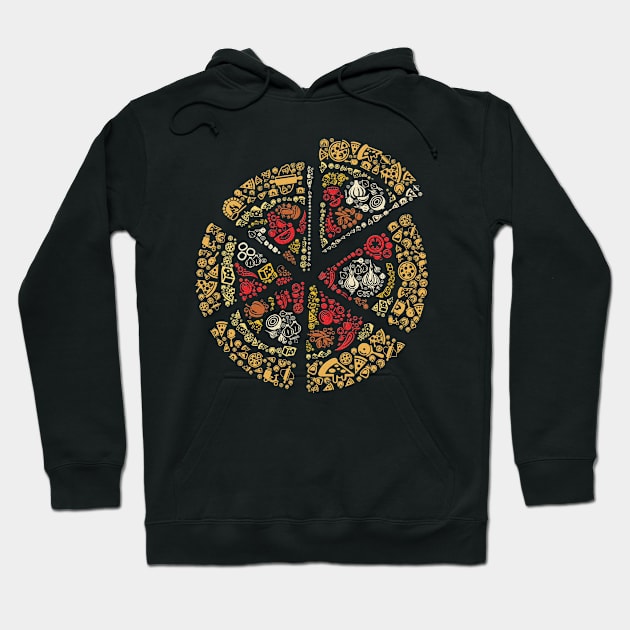 The Art of the Pizza Hoodie by Art-Man